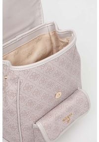 Guess plecak Girl kolor beżowy mały wzorzysty. Kolor: beżowy #5