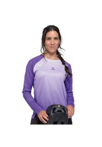 SCHÖFFEL - Longsleeve rowerowy damski Schöffel Koitere. Kolor: fioletowy. Długość rękawa: długi rękaw. Sport: kolarstwo