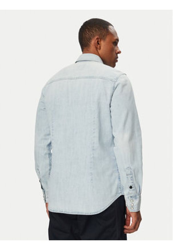 G-Star RAW - G-Star Raw Koszula jeansowa Dakota D23616-D252 Niebieski Regular Fit. Kolor: niebieski. Materiał: jeans