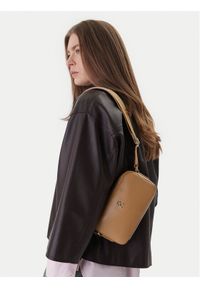 TOMMY HILFIGER - Tommy Hilfiger Torebka Th Essential Camera Bag AW0AW18370 Brązowy. Kolor: brązowy. Materiał: skórzane #1