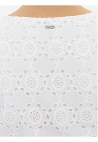 Pepe Jeans Sukienka letnia Delia PL953475 Biały Regular Fit. Kolor: biały. Materiał: bawełna. Sezon: lato #2
