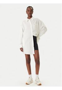 Tommy Jeans Sukienka koszulowa DW0DW22344 Biały Relaxed Fit. Kolor: biały. Materiał: len. Typ sukienki: koszulowe #4