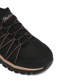 skechers - Skechers Sneakersy Graceful 100888/BKRG Czarny. Kolor: czarny. Materiał: materiał #5