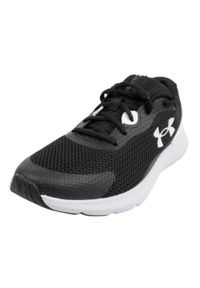 Under Armour - Damskie Buty Sportowe Z Logo. Kolor: czarny, biały, wielokolorowy. Styl: sportowy