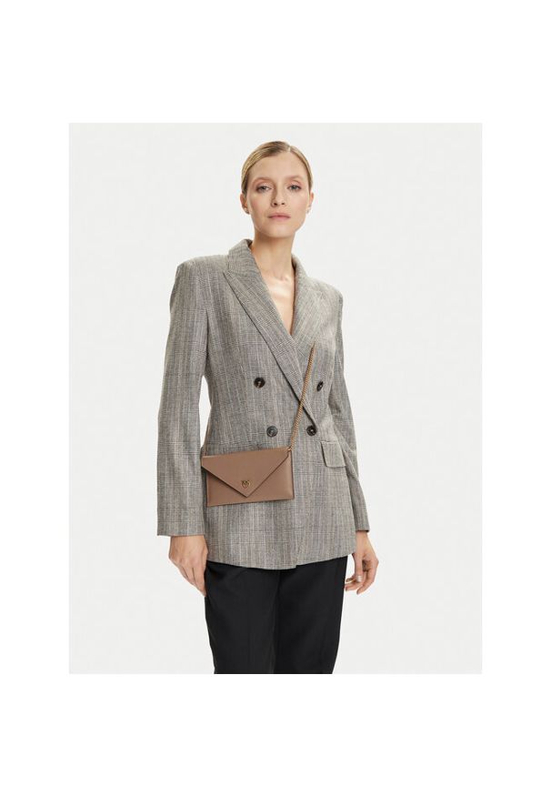 Pinko - Torebka PINKO. Kolor: brązowy