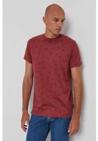 Pepe Jeans - T-shirt Lynch. Kolor: czerwony. Materiał: dzianina
