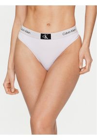 Calvin Klein Underwear Stringi 000QF7248E Fioletowy. Kolor: fioletowy. Materiał: syntetyk