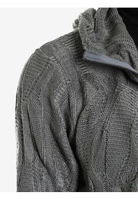 La Haine Inside Us Sweter Full Zip | LM244 | Mężczyzna | Szary. Okazja: na co dzień. Typ kołnierza: kaptur. Kolor: szary. Materiał: bawełna, poliester. Wzór: aplikacja, jednolity. Styl: sportowy, elegancki, casual #6