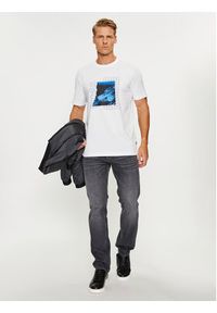 BOSS - Boss T-Shirt Tiburt 412 50495689 Biały Regular Fit. Kolor: biały. Materiał: bawełna