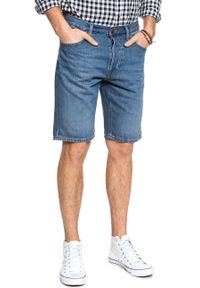 Lee - LEE 5POCKET SHORT MĘSKIE SPODENKI KRÓTKIE SOFT MID ALISO L73ELJGJ. Materiał: jeans. Długość: krótkie #7