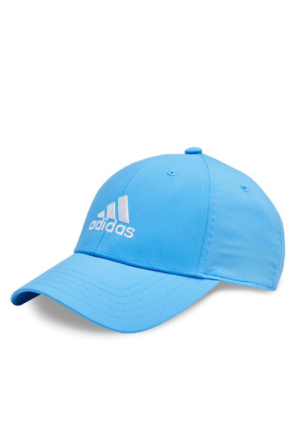 Adidas - adidas Czapka z daszkiem Embroidered Logo Lightweight Baseball Cap IR7886 Niebieski. Kolor: niebieski. Materiał: materiał