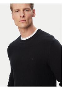 Calvin Klein Sweter LV04LF304G Czarny Regular Fit. Kolor: czarny. Materiał: bawełna #3