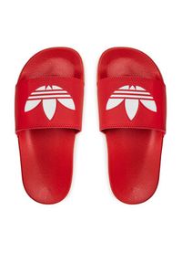 Adidas - adidas Klapki adilette Lite FU8296 Czerwony. Kolor: czerwony. Materiał: skóra #6