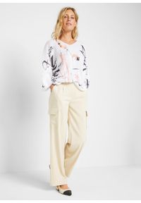 bonprix - Sweter. Kolor: biały. Sezon: lato #2