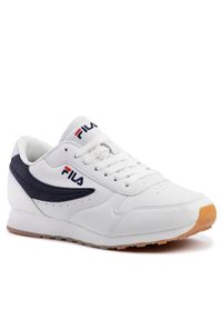 Fila Sneakersy Orbit Low 1010263.98F Biały. Kolor: biały. Materiał: skóra