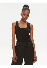 Calvin Klein Top K20K206950 Czarny Regular Fit. Kolor: czarny. Materiał: bawełna #1