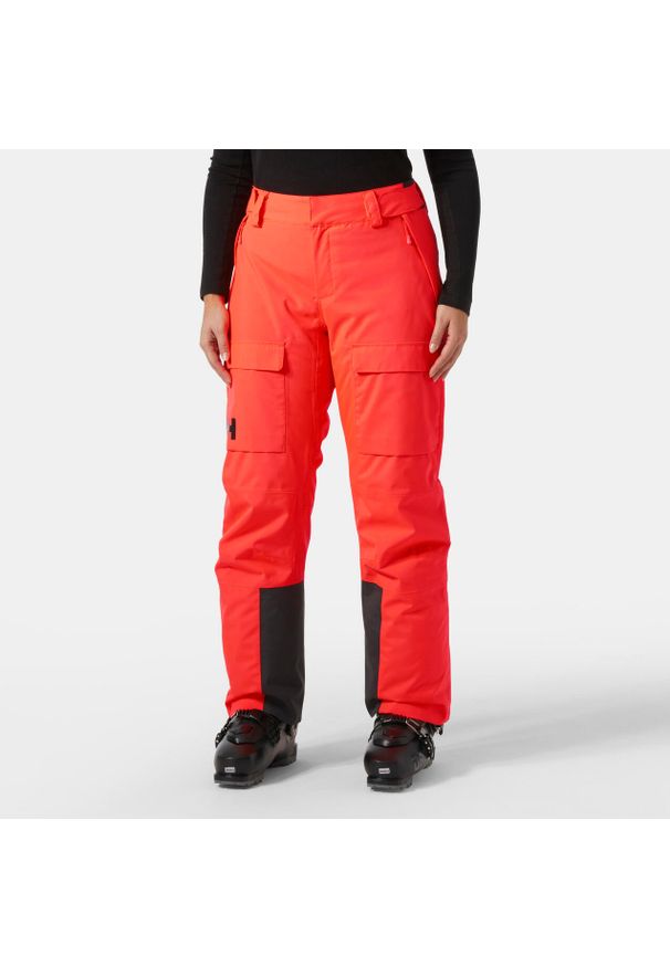 Spodnie narciarskie cargo damskie Helly Hansen Switch 2.0. Kolor: wielokolorowy, czerwony, różowy. Sezon: zima. Sport: narciarstwo