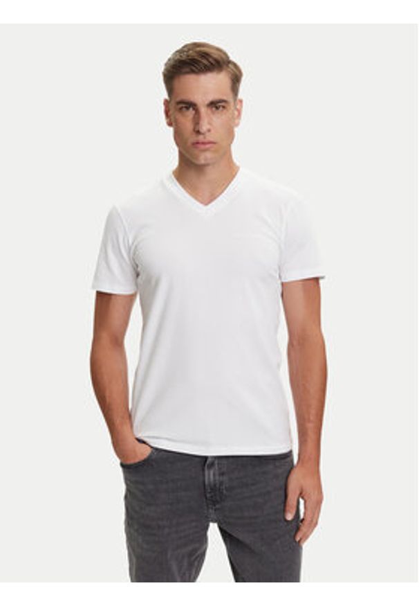 Karl Lagerfeld - KARL LAGERFELD Komplet t-shirtów A3M47006 Kolorowy Slim Fit. Typ kołnierza: dekolt w karo. Materiał: bawełna. Wzór: kolorowy