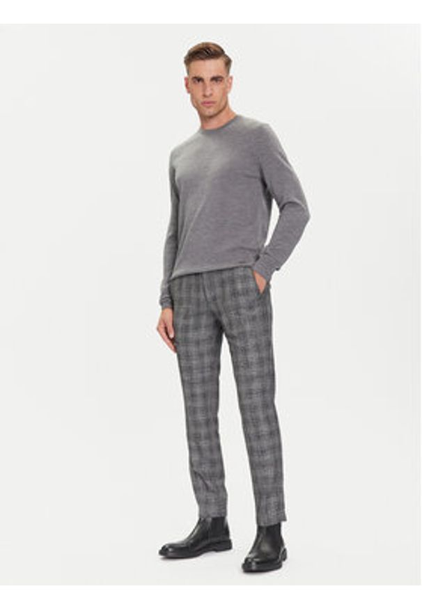 JOOP! Spodnie materiałowe 17 JT-79Sake12 30048702 Szary Slim Fit. Kolor: szary. Materiał: syntetyk