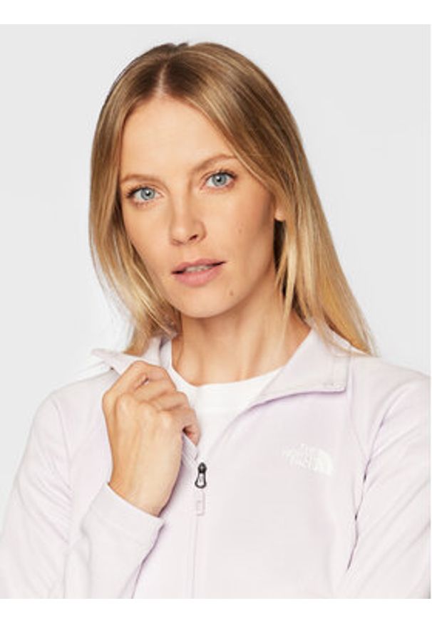 The North Face Bluza Midlyr NF0A5IFH Fioletowy Regular Fit. Kolor: fioletowy. Materiał: syntetyk