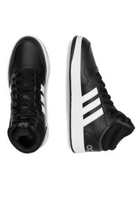 Adidas - adidas Sneakersy HOOPS 3.0 MID GW3020 Czarny. Kolor: czarny. Materiał: materiał #7