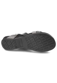 Czarne Sandały Armodo Modne Obuwie Damskie. Okazja: na co dzień, na spacer. Kolor: czarny. Materiał: skóra. Styl: casual #5