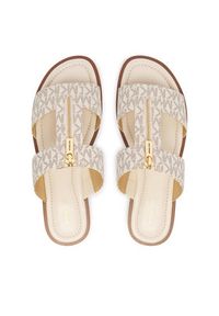 MICHAEL Michael Kors Klapki Berkley Flat 40S6BRFS1B Écru. Materiał: skóra #4