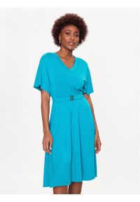 Liu Jo Beachwear Sukienka letnia VA3092 J5360 Niebieski Regular Fit. Kolor: niebieski. Materiał: wiskoza. Sezon: lato