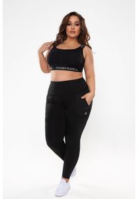 ROUGH RADICAL - Stanik fitness cardio Rough Radical Sports Bra Sporting plus size. Kolekcja: plus size. Kolor: czarny. Sport: fitness