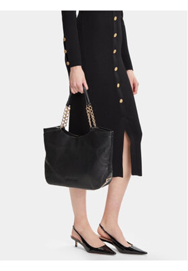 Love Moschino - LOVE MOSCHINO Torebka JC4031PP1NLT0000 Czarny. Kolor: czarny. Materiał: skórzane