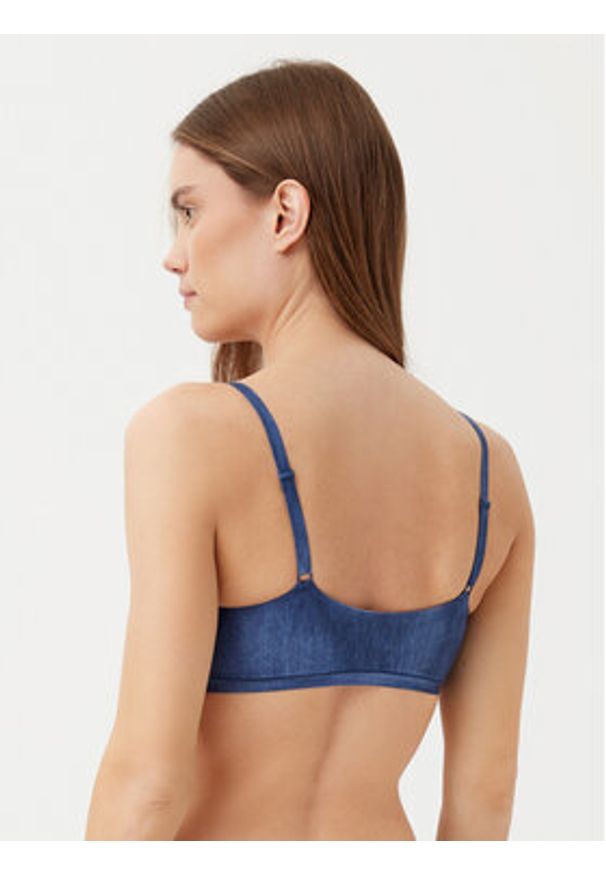 Chantelle Biustonosz top Soft Stretch C11D20 Niebieski. Kolor: niebieski. Materiał: syntetyk