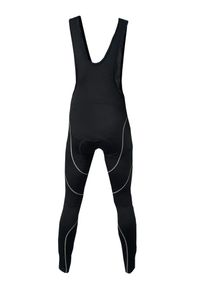 ROGELLI - Spodnie rowerowe męskie Rogelli FOBELLO z wkładką żelową i membraną. Kolor: czarny. Sezon: zima. Sport: kolarstwo #2