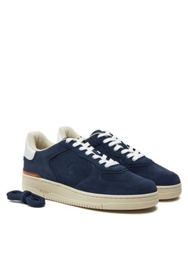 Polo Ralph Lauren Sneakersy 809940315001 Niebieski. Kolor: niebieski. Materiał: zamsz, skóra