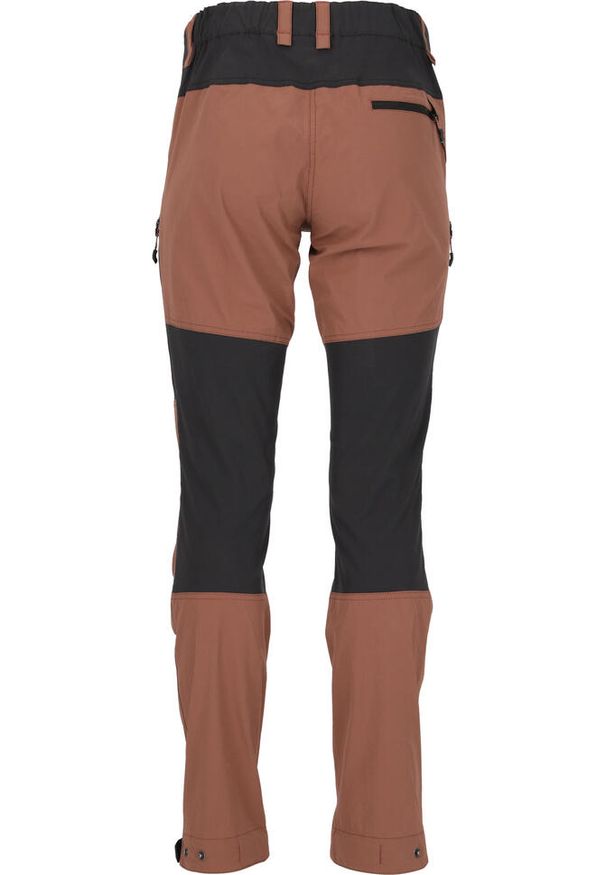 Spodnie trekkingowe damskie Whistler Kodiak. Kolor: wielokolorowy, brązowy, czarny. Sezon: lato. Sport: turystyka piesza
