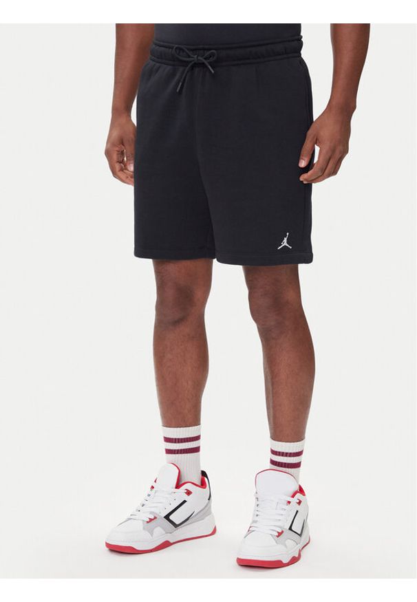 Nike Szorty sportowe FV7285 010 Czarny Regular Fit. Kolor: czarny. Materiał: bawełna. Styl: sportowy