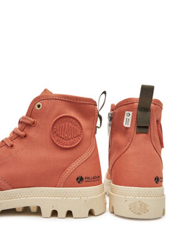 Palladium Trapery Pampa Hi Zip Organic 79101-666-M Pomarańczowy. Kolor: pomarańczowy. Materiał: materiał