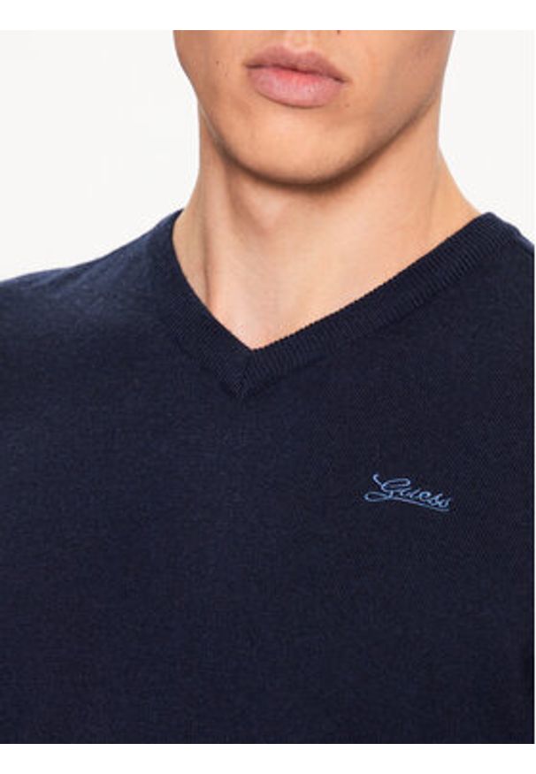 Guess Sweter Valentine M3YR01 Z3052 Niebieski Regular Fit. Kolor: niebieski. Materiał: syntetyk