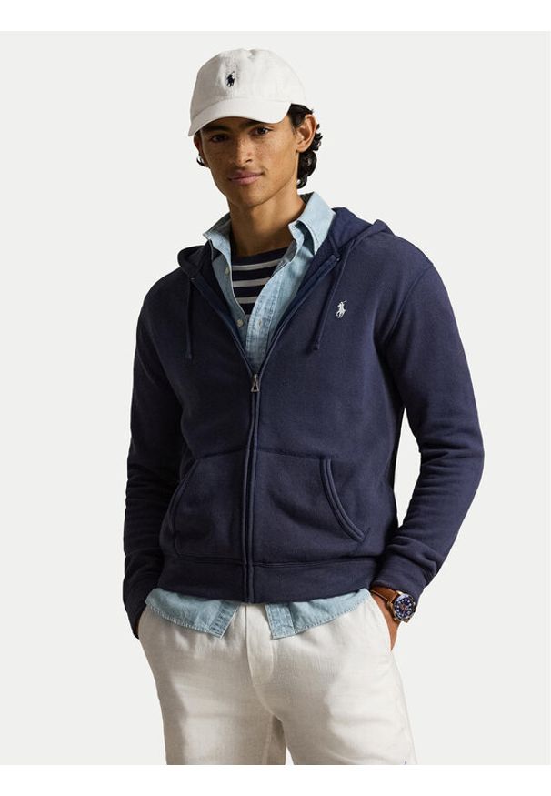 Polo Ralph Lauren Bluza 710A12480001 Granatowy Regular Fit. Typ kołnierza: polo. Kolor: niebieski. Materiał: bawełna