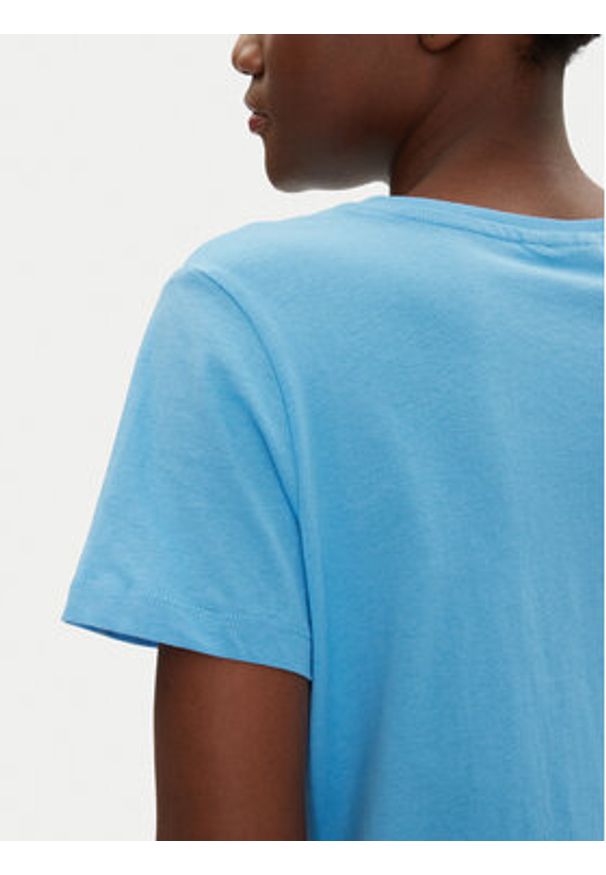 Fransa T-Shirt 20615288 Niebieski Regular Fit. Kolor: niebieski. Materiał: bawełna