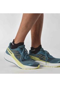 salomon - Asfaltowe buty do biegania dla mężczyzn Salomon Aero Blaze. Kolor: zielony, niebieski, wielokolorowy. Sport: bieganie