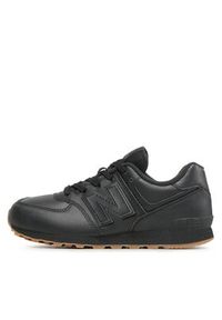 New Balance Sneakersy GC574NBB Czarny. Kolor: czarny. Materiał: skóra. Model: New Balance 574 #3