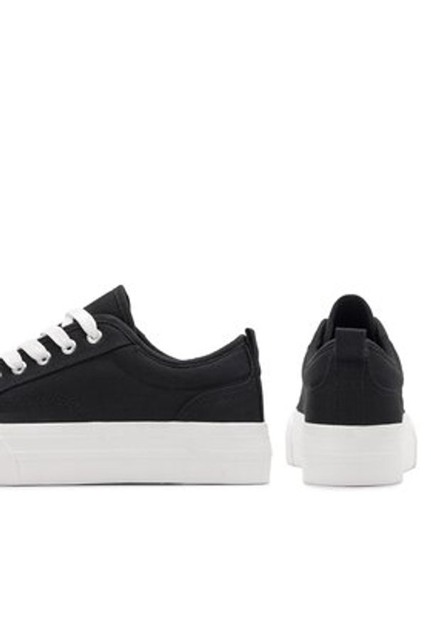 Jenny Fairy Sneakersy THEKLA WSS21066-01 Czarny. Kolor: czarny. Materiał: materiał
