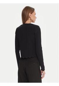 TwinSet - TWINSET Kardigan 252TP320A Czarny Regular Fit. Kolor: czarny. Materiał: syntetyk #3