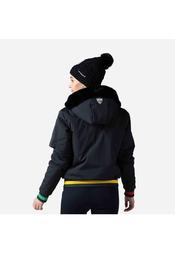 Kurtka narciarska damska Rossignol W Space Bomber Jacket. Kolor: czarny. Sezon: zima. Sport: narciarstwo