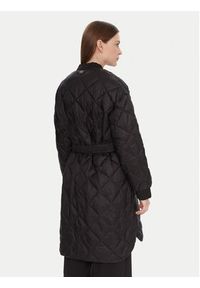 TwinSet - TWINSET Płaszcz przejściowy 252TP2130 Czarny Regular Fit. Kolor: czarny. Materiał: syntetyk