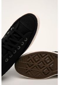 Converse - Tenisówki. Nosek buta: okrągły. Zapięcie: sznurówki. Kolor: czarny. Materiał: syntetyk, materiał. Szerokość cholewki: normalna. Obcas: na obcasie. Wysokość obcasa: średni #3