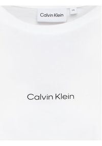 Calvin Klein Jeans Plus T-Shirt K20K205471 Biały Regular Fit. Kolor: biały. Materiał: bawełna