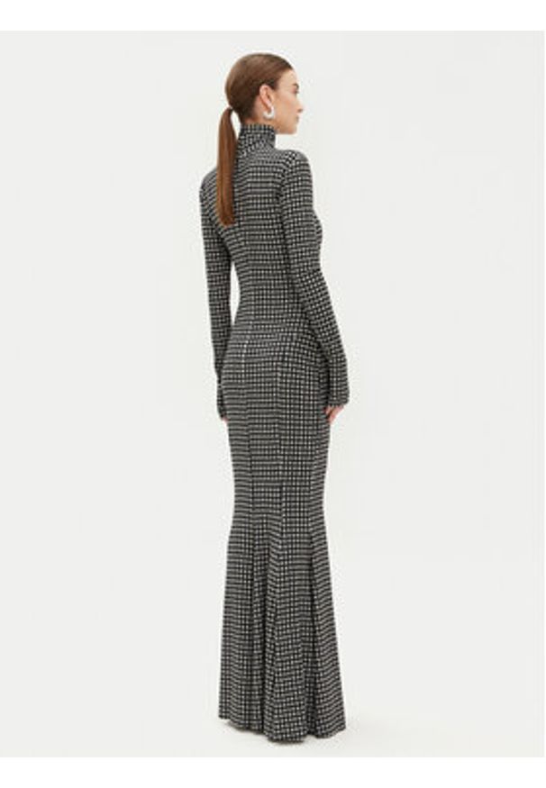 NORMA KAMALI Sukienka wieczorowa KK3243PL251657 Szary Slim Fit. Kolor: szary. Materiał: syntetyk. Styl: wizytowy