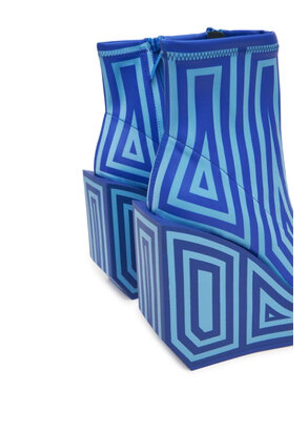 United Nude Botki Wa Bootie Hi 1087965682 Niebieski. Kolor: niebieski. Materiał: materiał