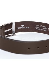 Tom Tailor - TOM TAILOR PASEK SKÓRZANY TG1056R01 691 40mm Gürtel Q.2647. Materiał: skóra. Wzór: paski. Styl: klasyczny, casual, elegancki, biznesowy #4